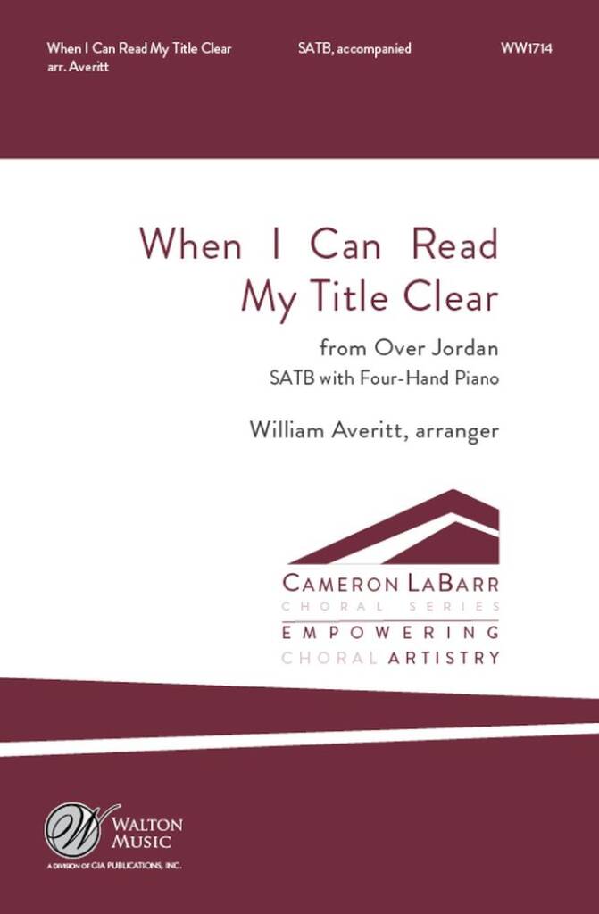 When I Can Read My Title Clear